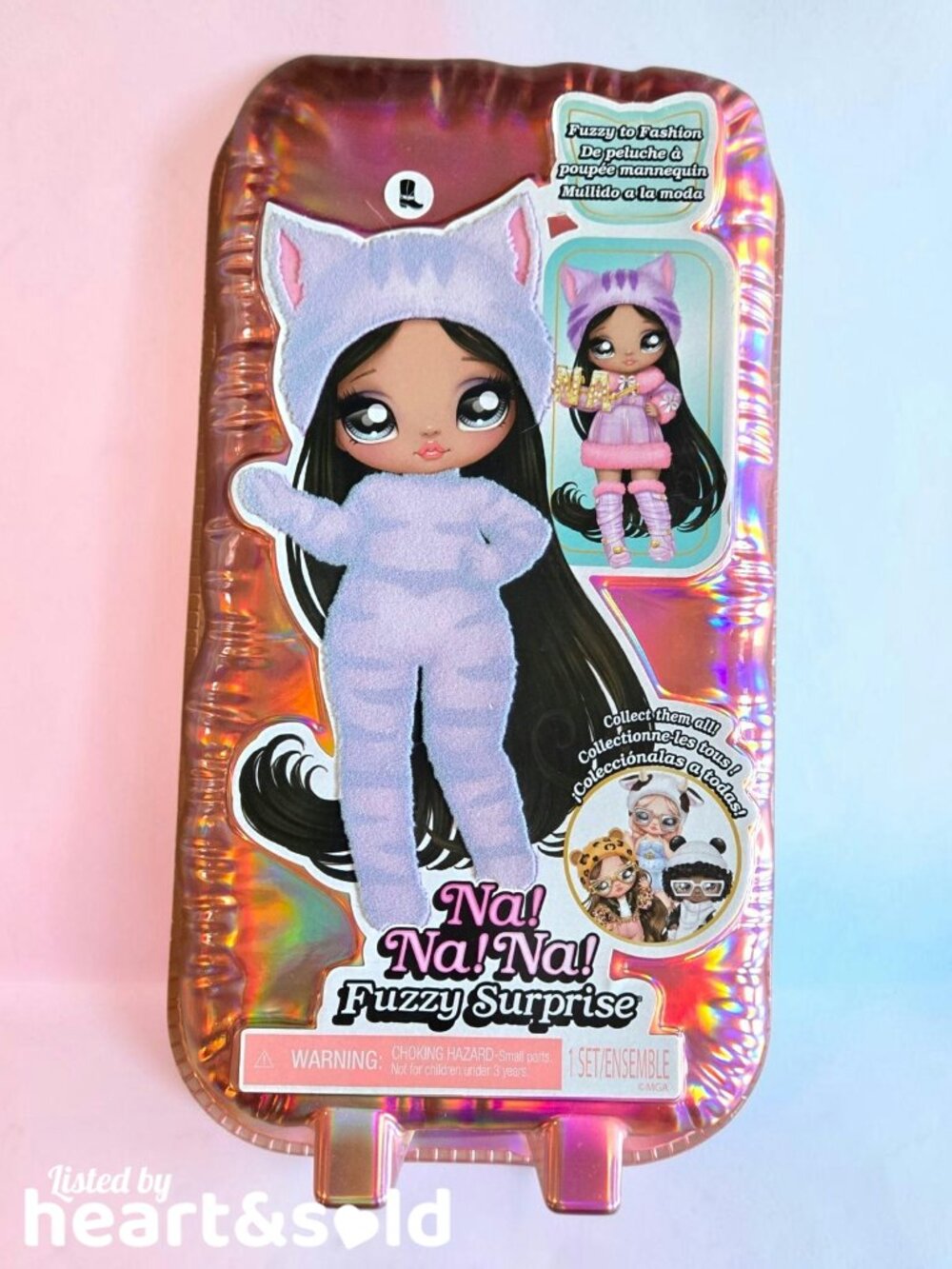 NEW Na Na Na Fuzzy Surprise Cowgirl Doll Set